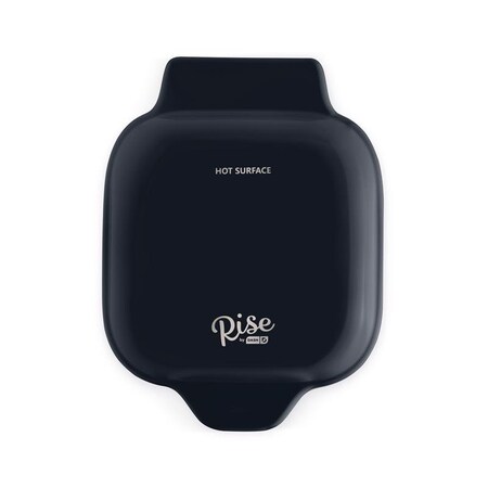 Rise By Dash Rise by Dash 1 waffle Black Plastic Waffle Maker REWM7100GBBK06